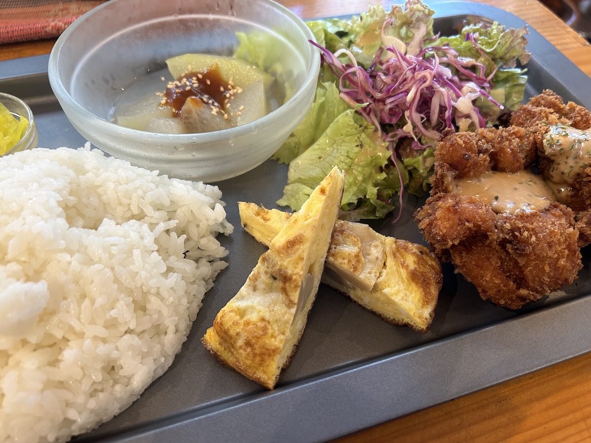 京大周辺のご飯　mArk　ランチプレート