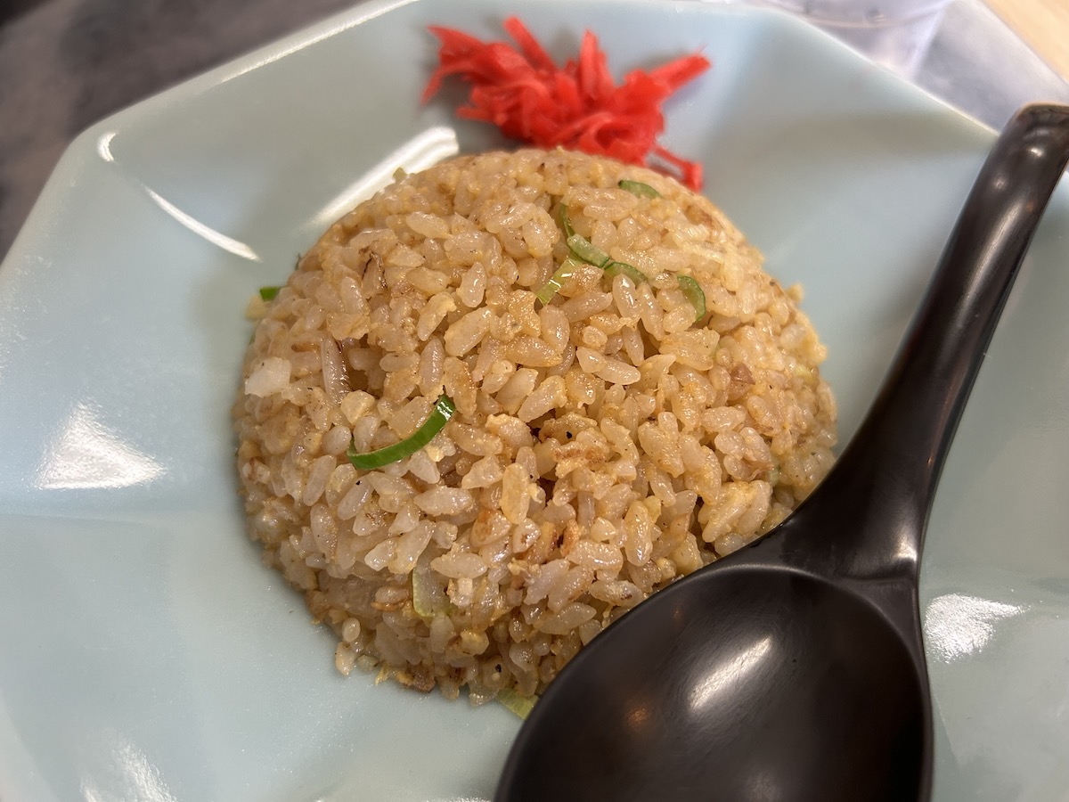 京大周辺のご飯　第一旭　チャーハン