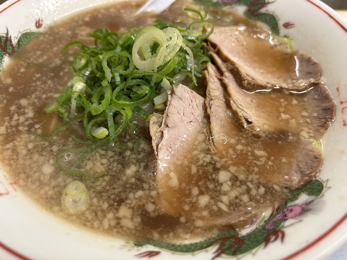 京大周辺のご飯　第一旭　醤油ラーメン