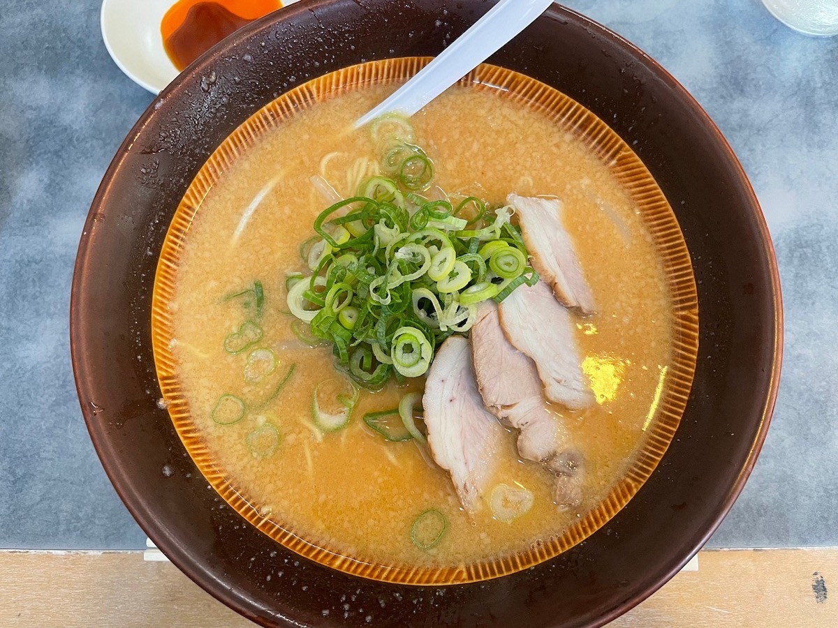 京大周辺のご飯　第一旭　味噌ラーメン