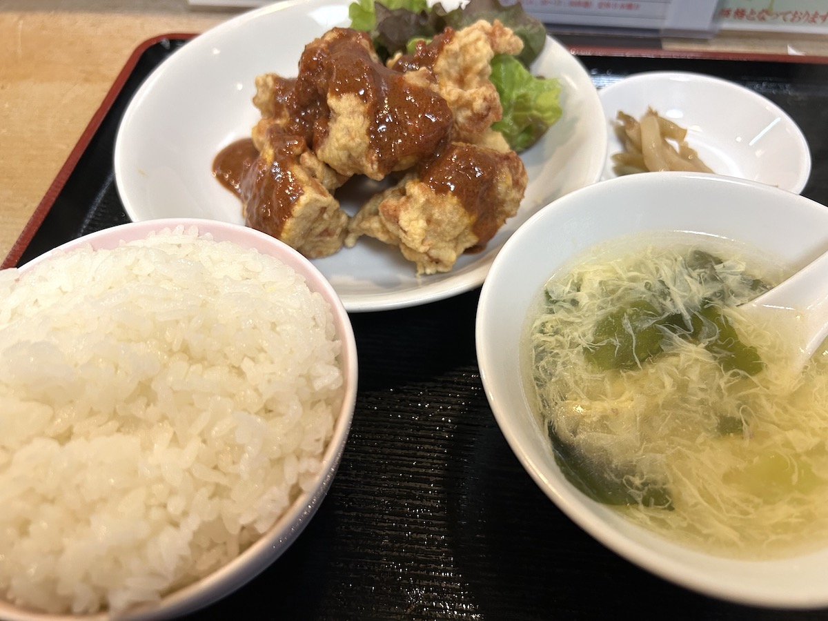 京大　ご飯　中華　七福屋