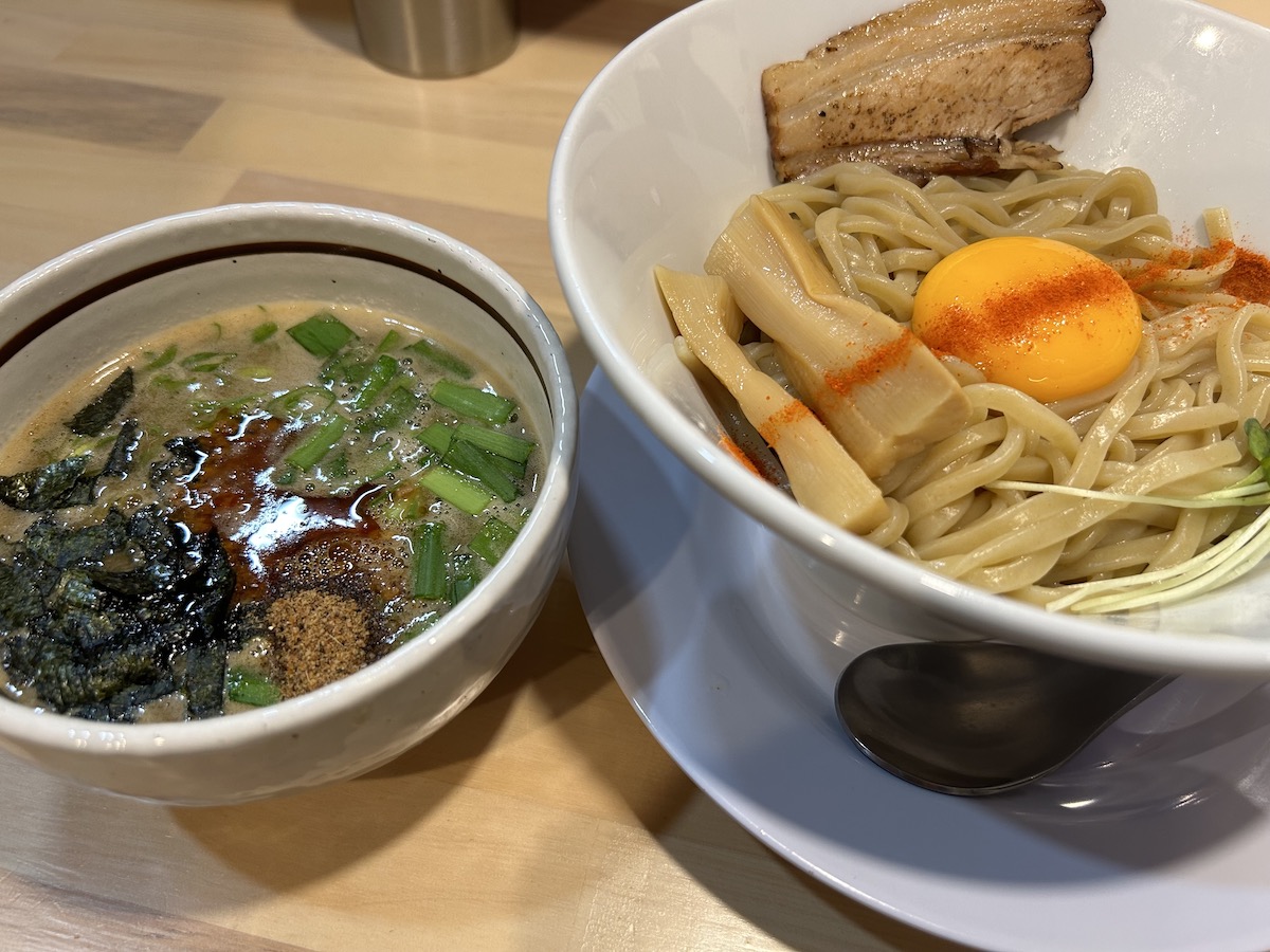 京大　ラーメン　麺屋やまひで　台湾つけ麺