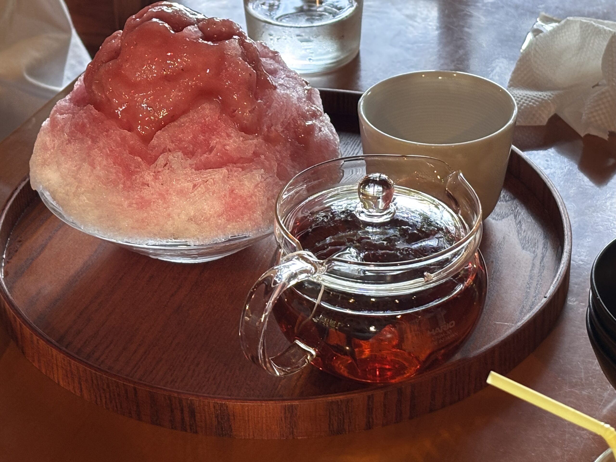 茂庵　カフェ　かき氷